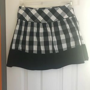 Plaid miniskirt